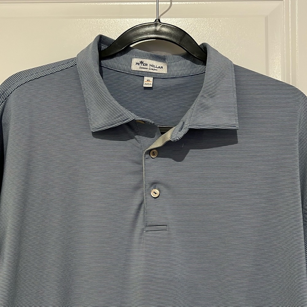 Peter Millar summer comfort golf polo size XL like new